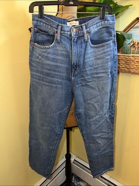 Madewell Medium Blue Straight-Leg Women's Jeans